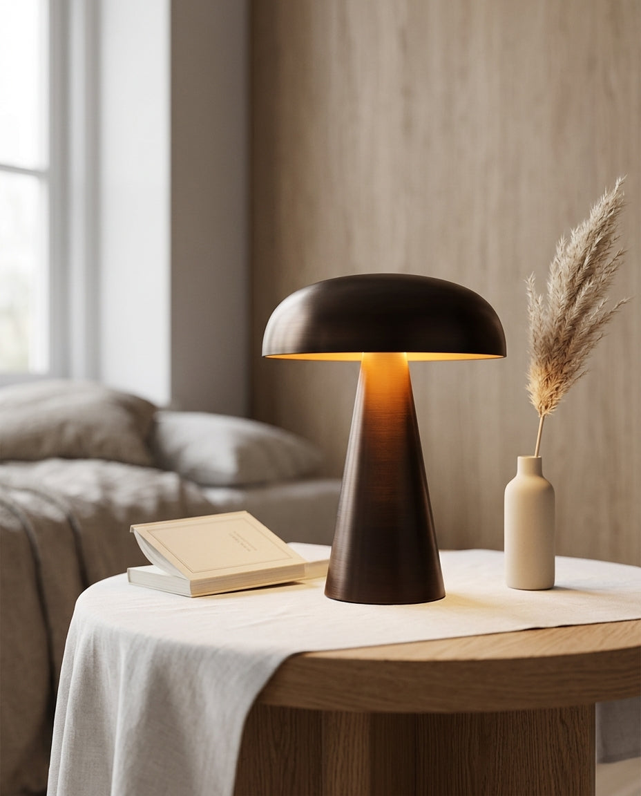 Trådløs Bordlampe – Dempbar Batterilampe | Aurum Glow