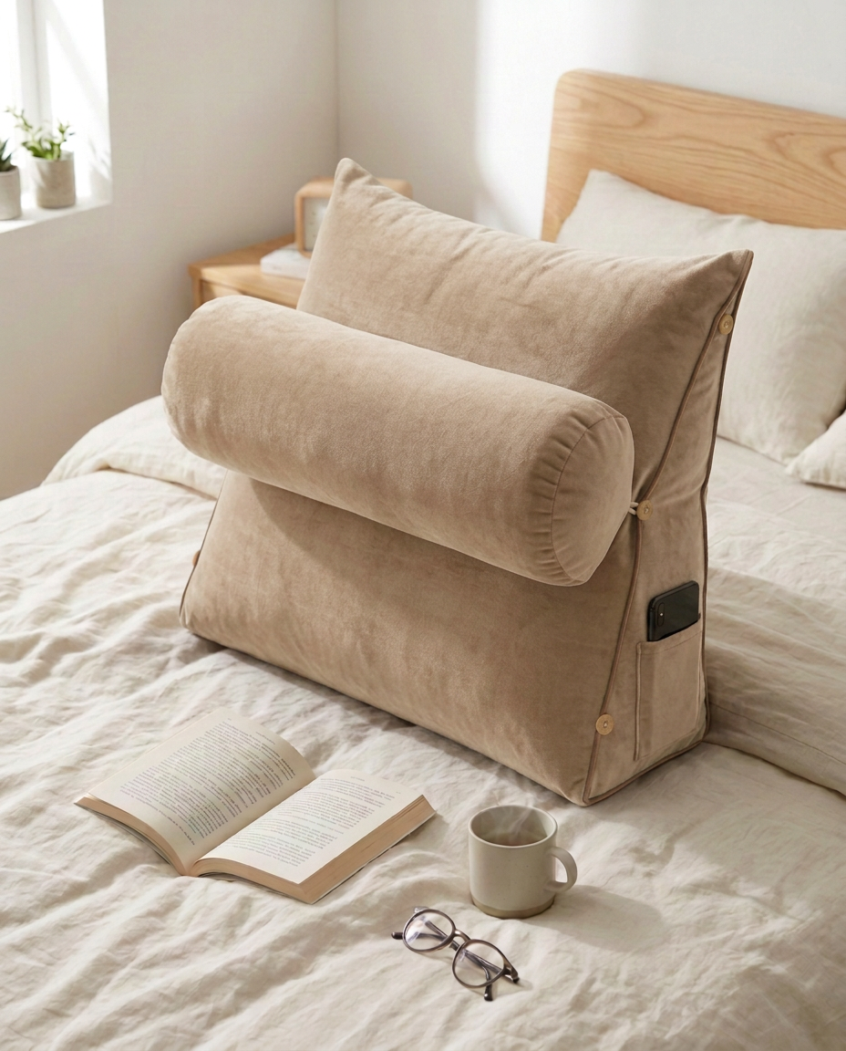 Kile-lesepute | Ergonomisk ryggsøttepute