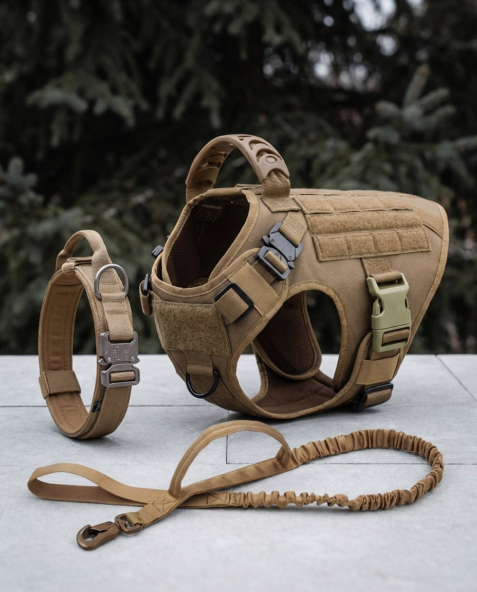 Taktisk hundeSele | TrailGuard Pro treningssett