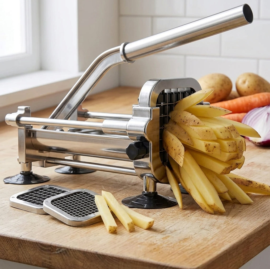 Pommes frites-skjærer – Rustfritt stål | Utskiftbare blader