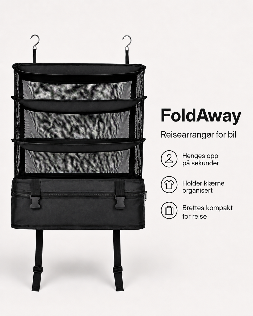FoldAway Reisehylleorganisator