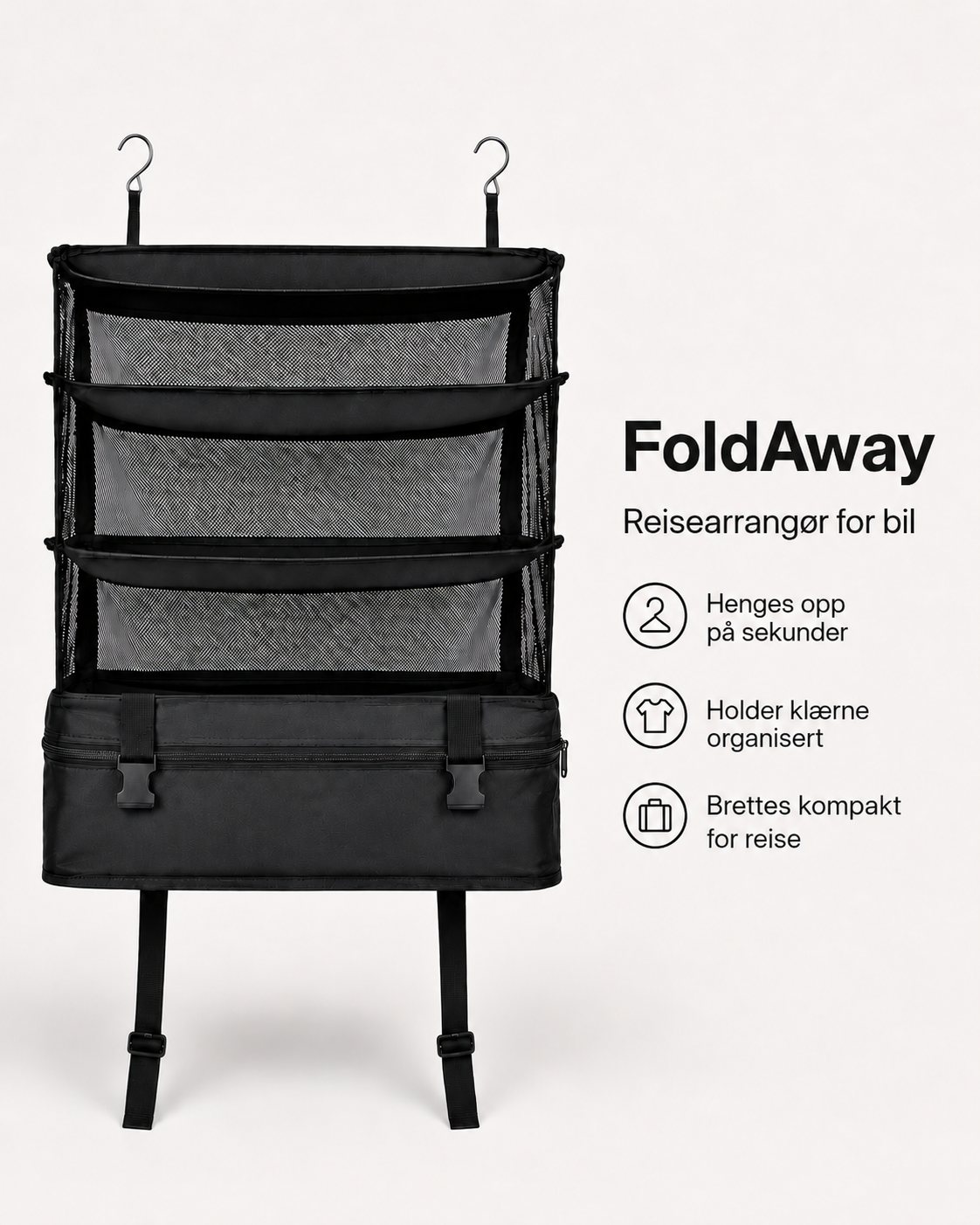 FoldAway Reisehylleorganisator