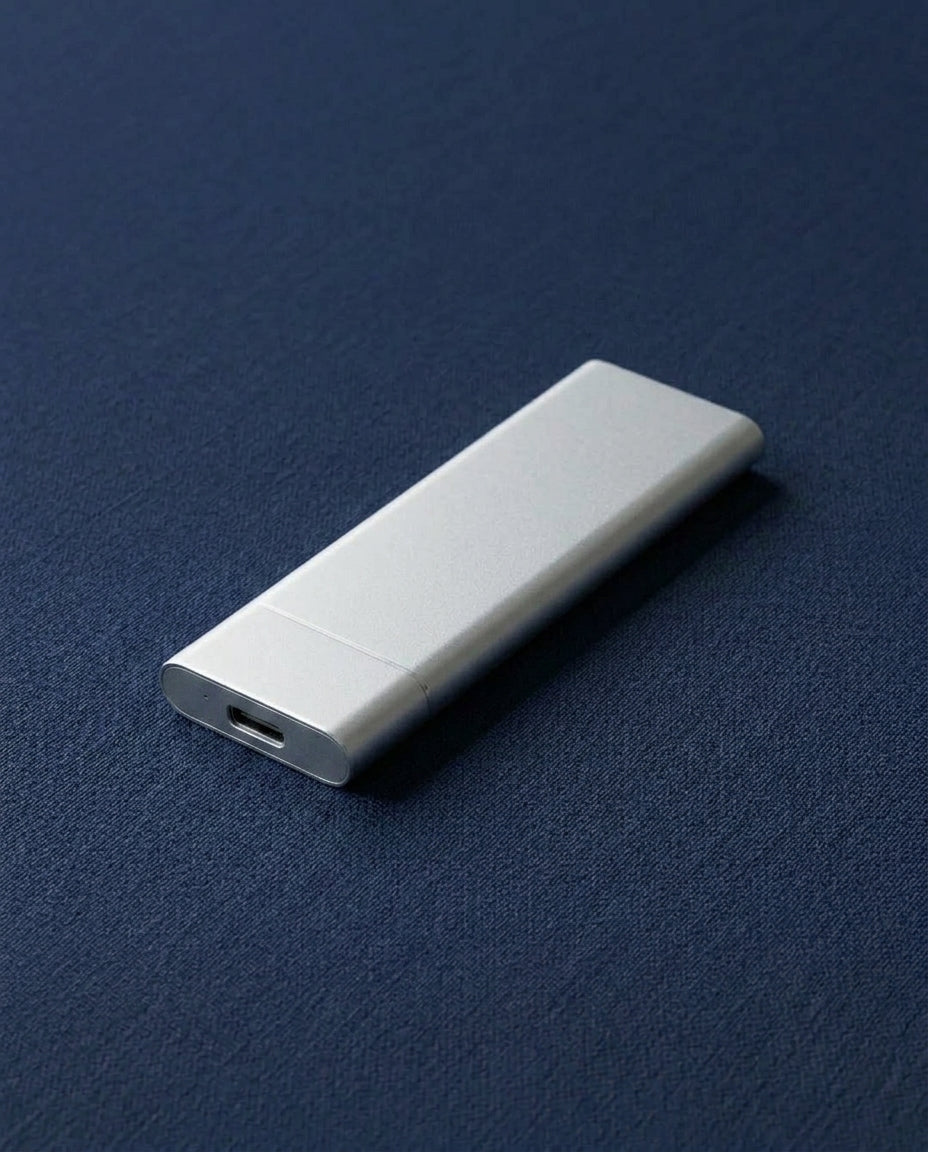 2TB Bærbar SSD USB 3.1 | Lynrask Ekstern Harddisk