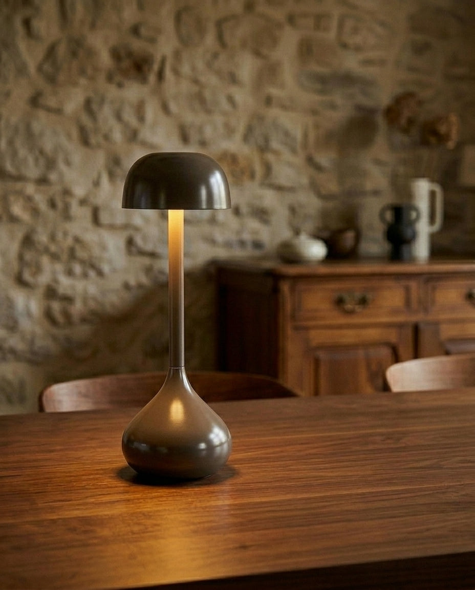 Trådløs dempbar soppbordslampe | Oppladbar
