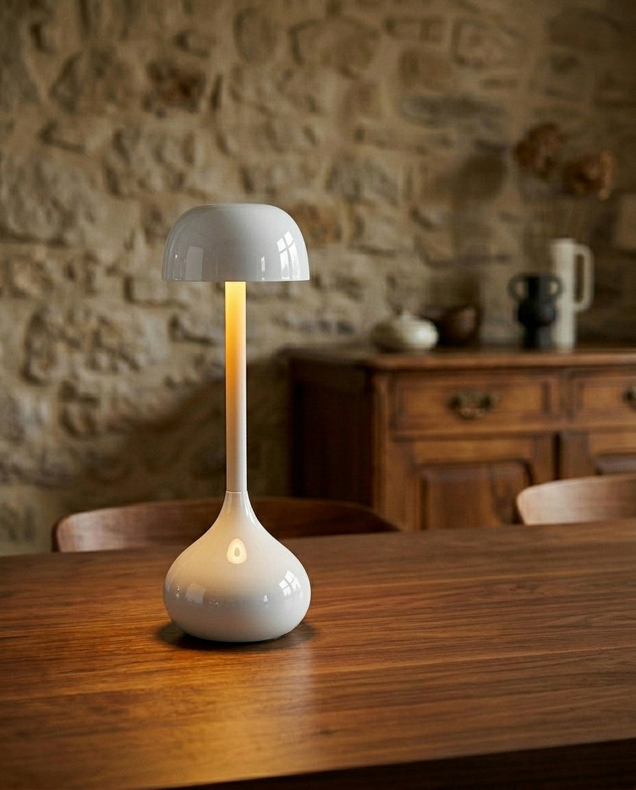 Trådløs dempbar soppbordslampe | Oppladbar