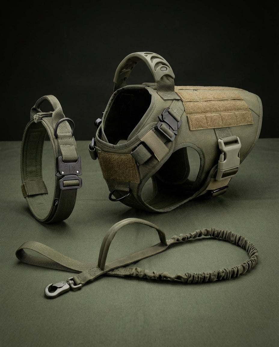 Taktisk hundeSele | TrailGuard Pro treningssett