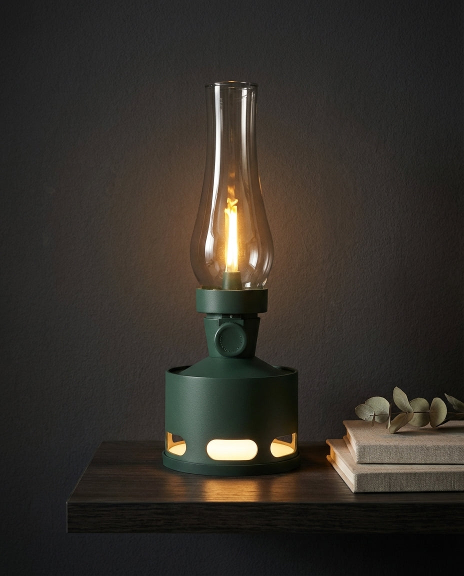 Oppladbar vintage LED-lykt – WickGlow | USB-C
