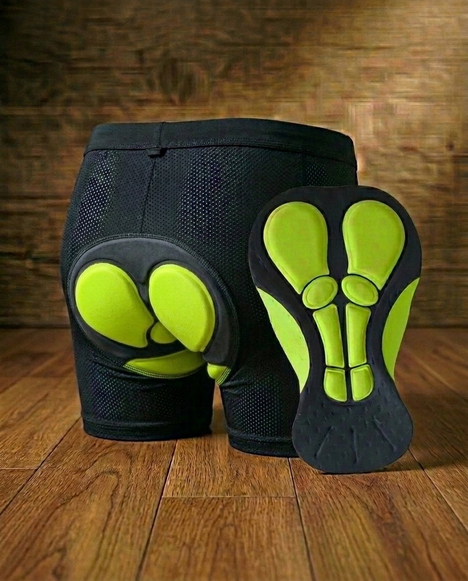 Motorsykkelshorts med polstring – 5D gelkomfort