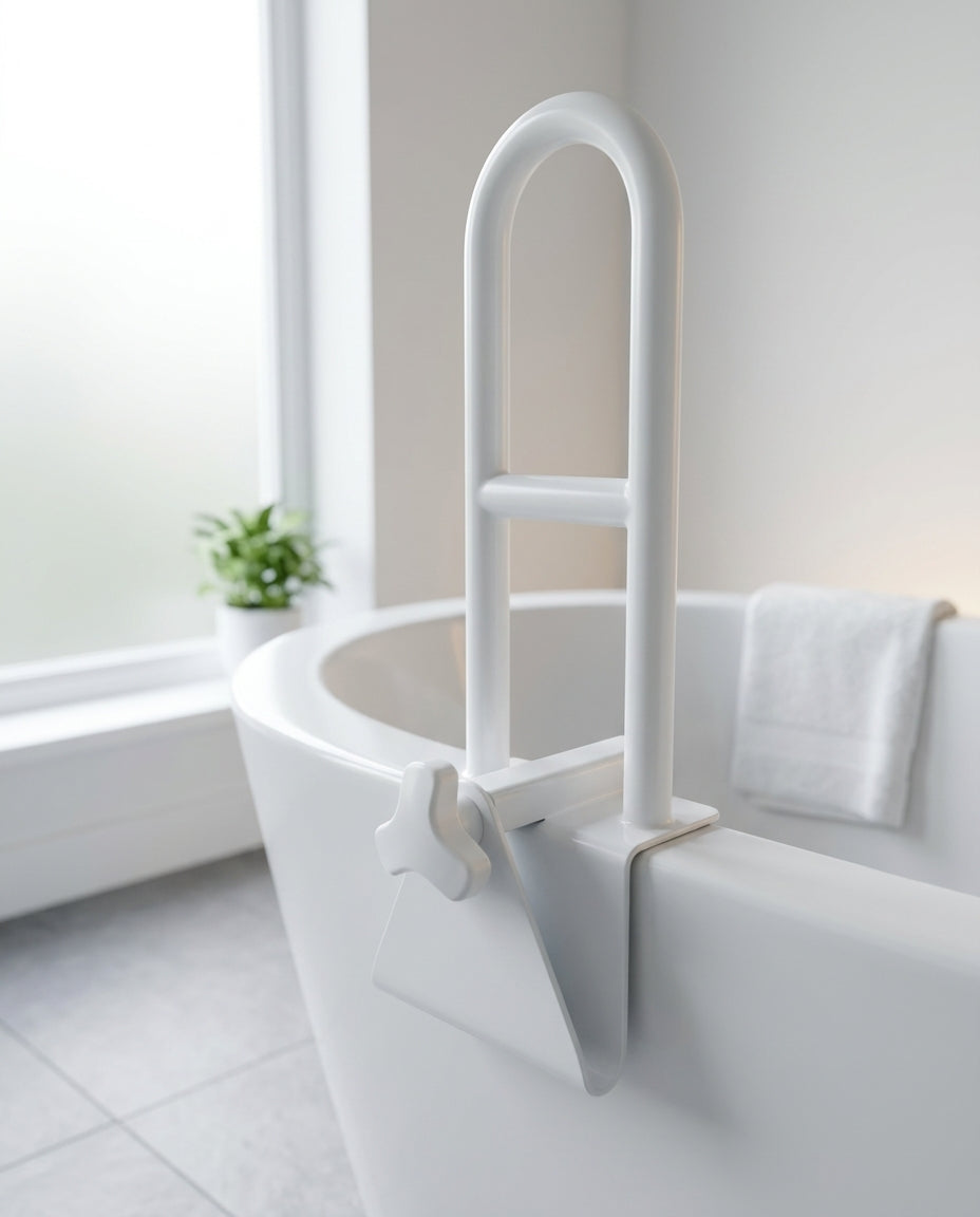 Badekarsgrep for eldre og bevegelseshemmede | SafeStep Rail