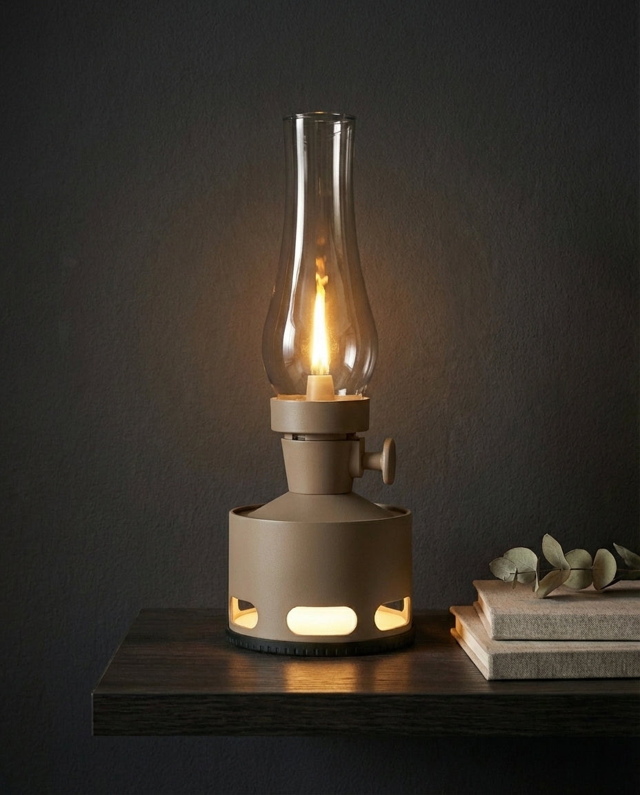 Oppladbar vintage LED-lykt – WickGlow | USB-C