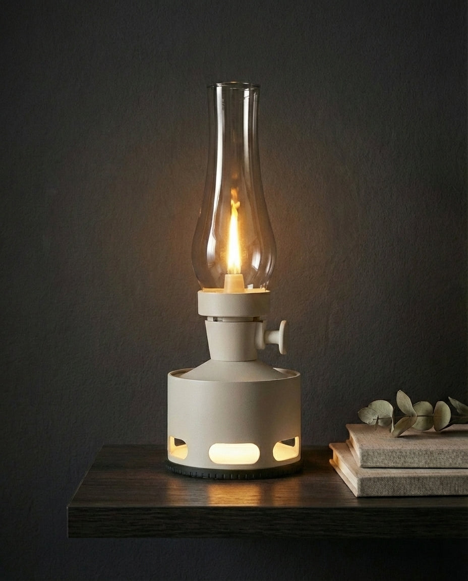 Oppladbar vintage LED-lykt – WickGlow | USB-C
