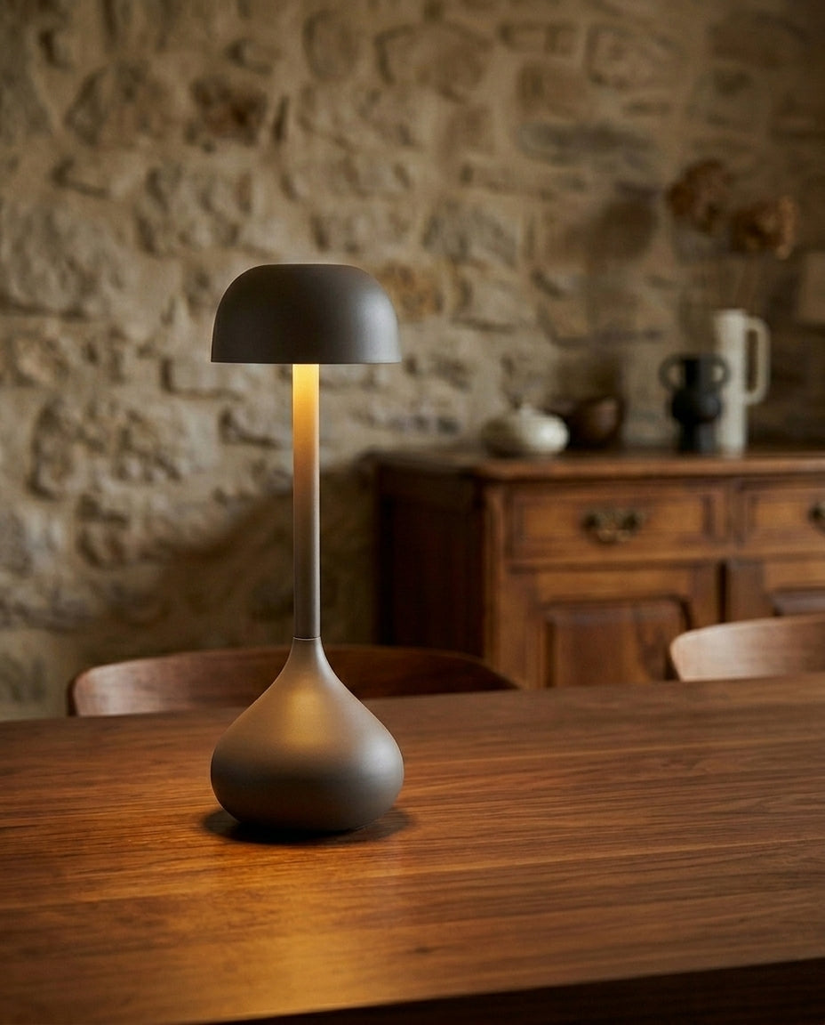 Trådløs dempbar soppbordslampe | Oppladbar