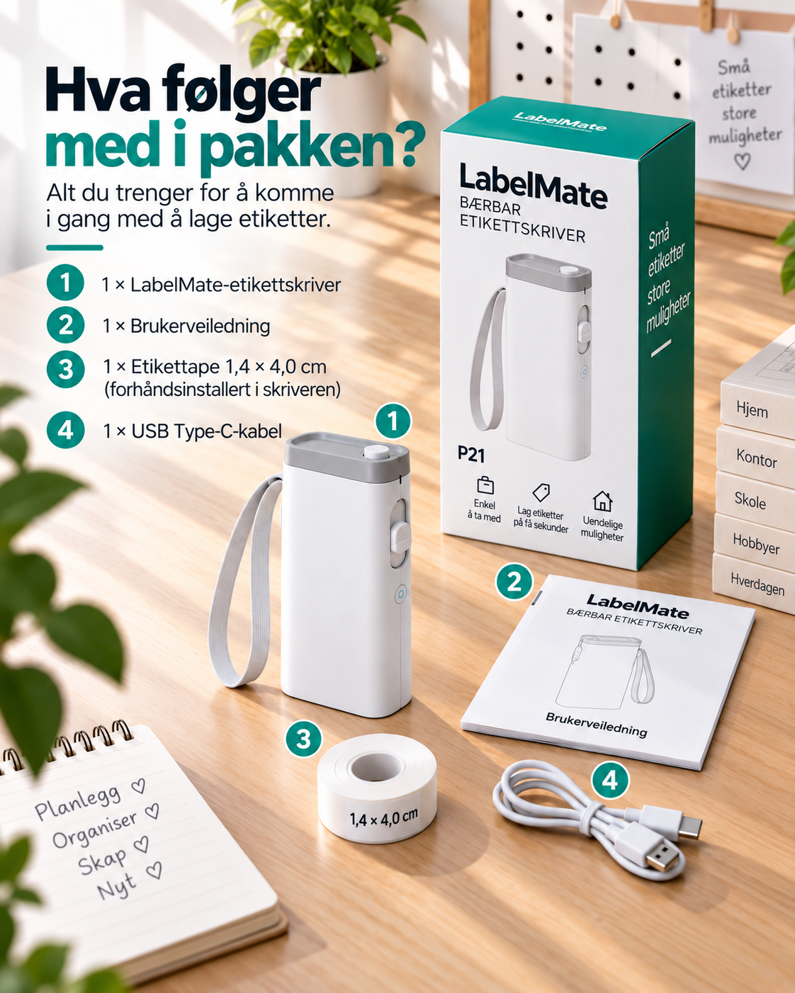 LabelMate Lommeprinter
