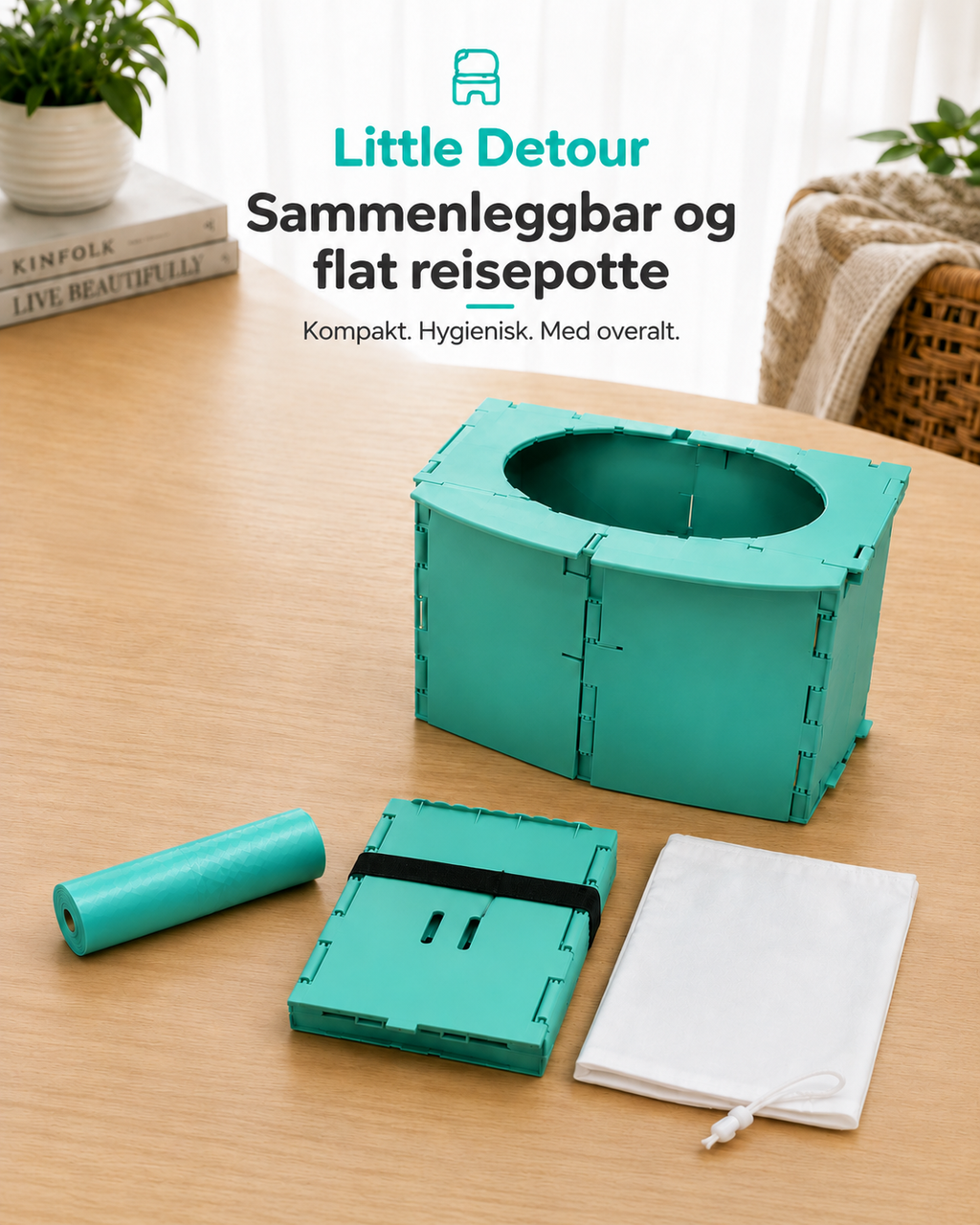 Little Detour – Sammenleggbar Reisepotte