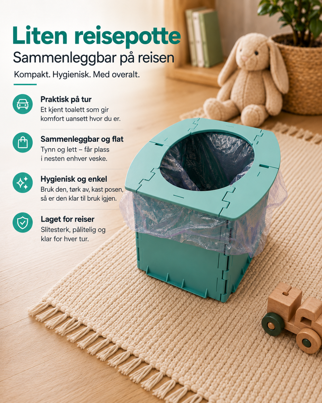 Little Detour – Sammenleggbar Reisepotte