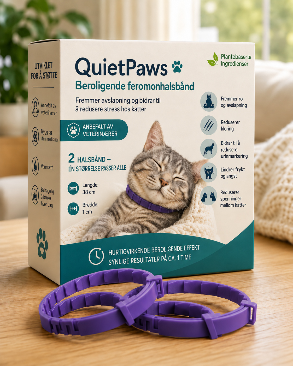 QuietPaws Feromonhalsbånd