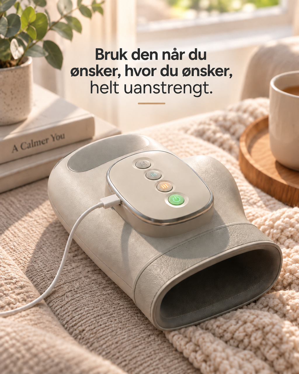 PalmRevive Air & Heat håndmassasjeapparat