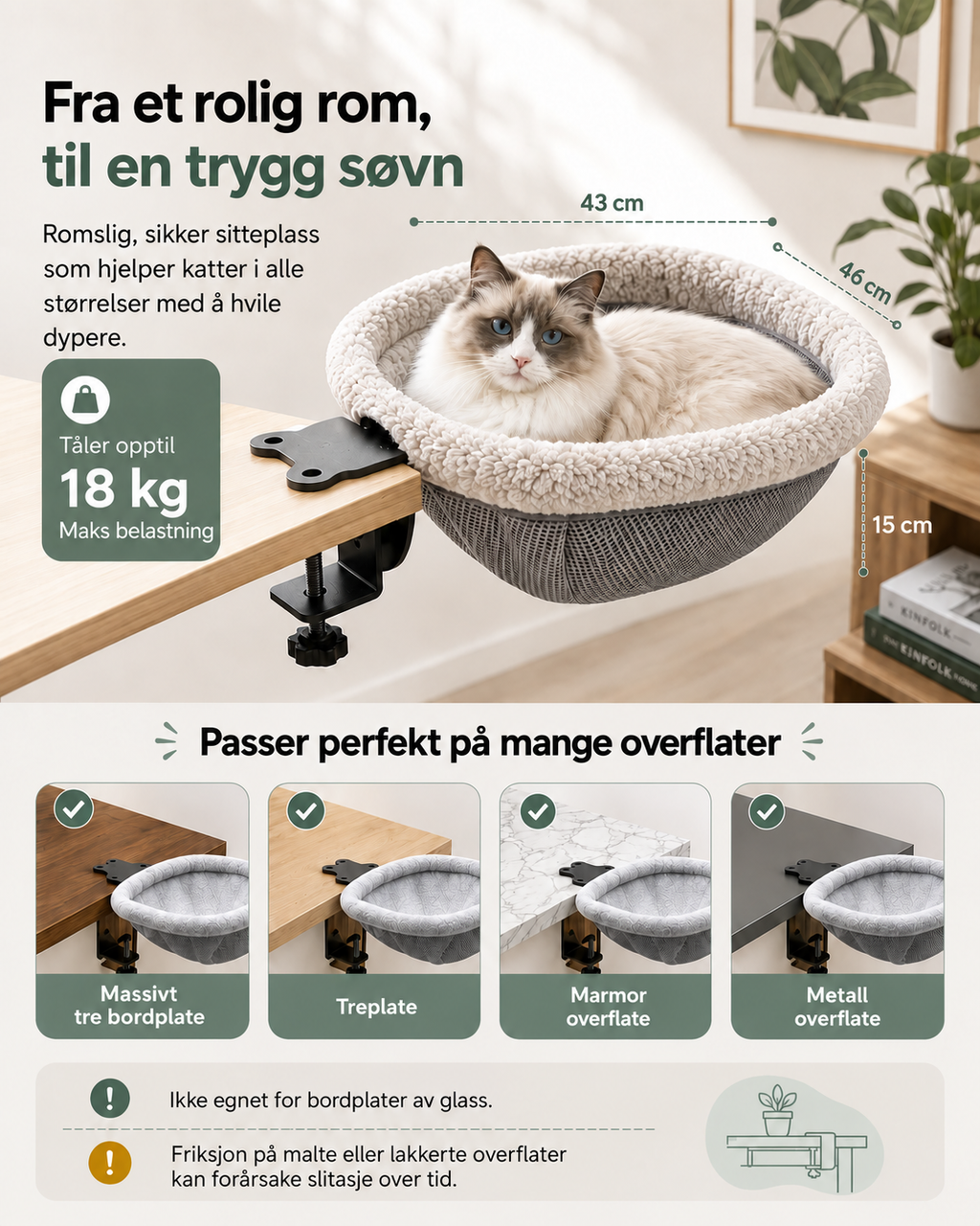 Skrivebordets katterede