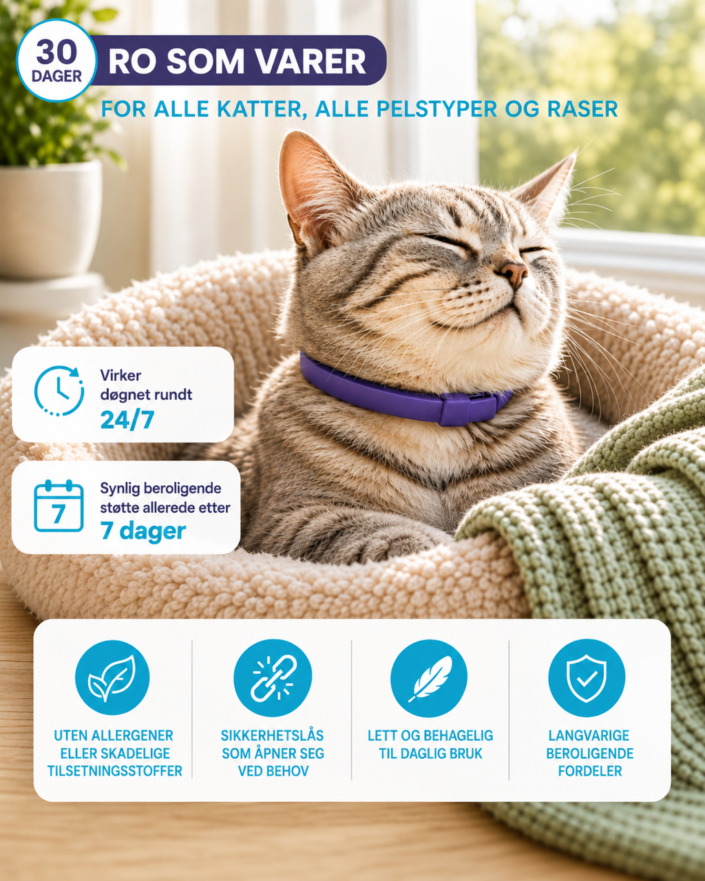 QuietPaws Feromonhalsbånd