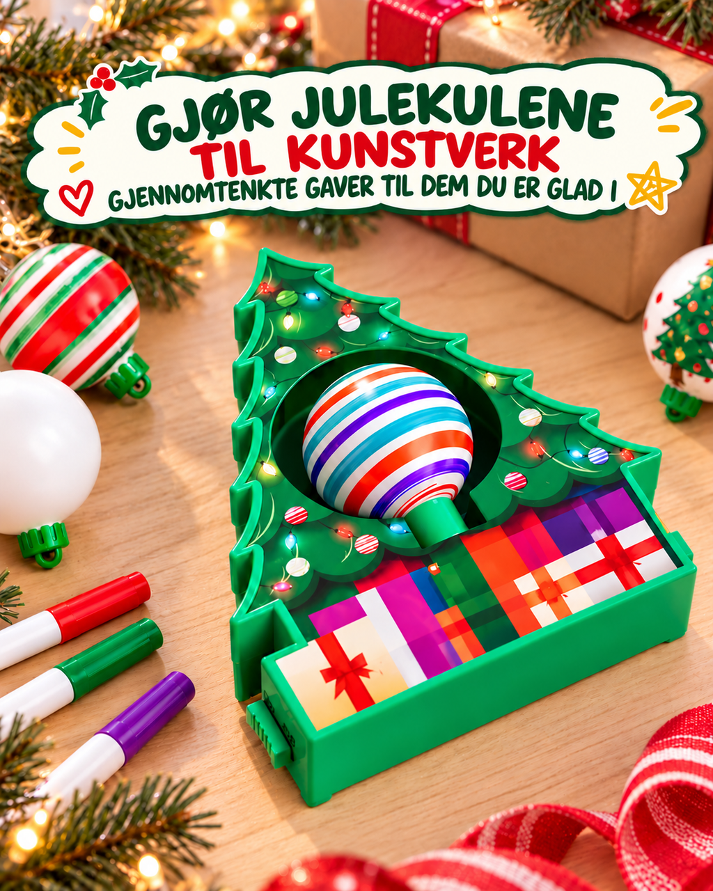 Snurr & Fargelegg – Julekulestudio