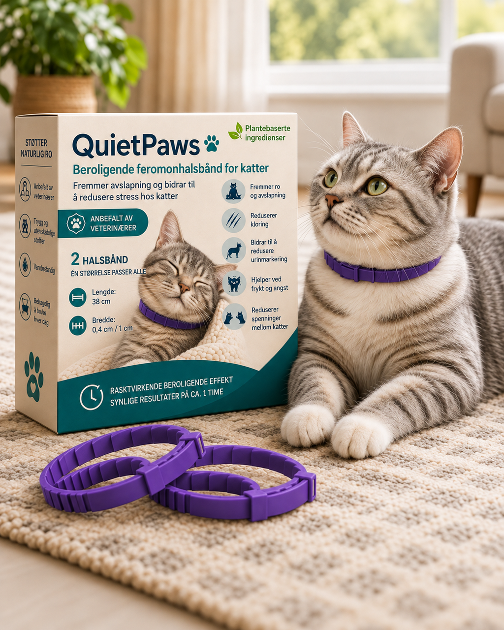 QuietPaws Feromonhalsbånd