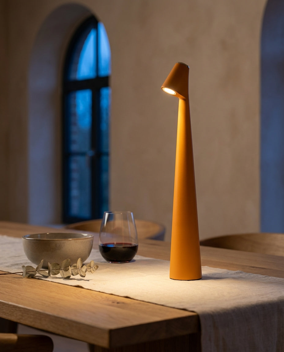 Trådløs LED-bordlampe | Nordisk design | Berøringsdimmer
