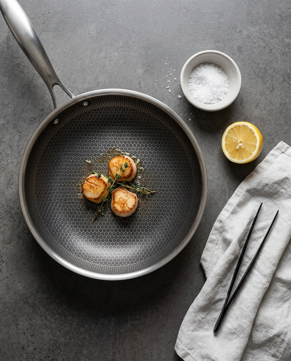 Rustfri Stekepanne Non-Stick | PixelCook Pro 30cm