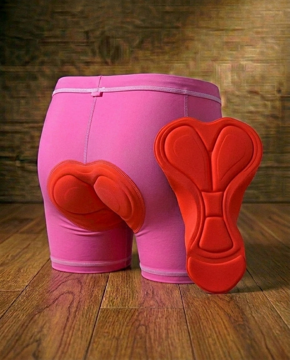 Motorsykkelshorts med polstring – 5D gelkomfort