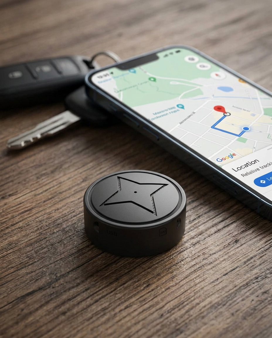 Mini magnetisk GPS-tracker | Sanntidssporing