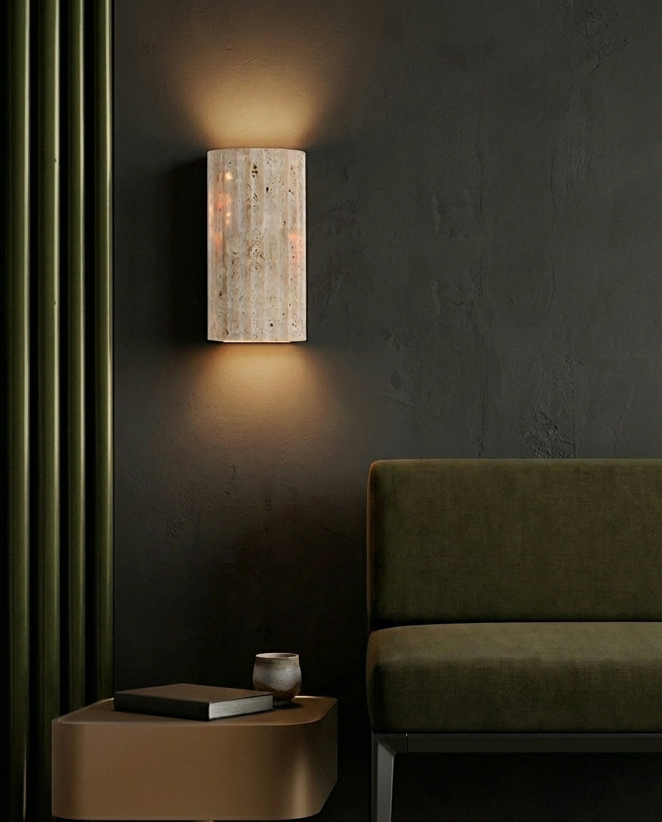 Naturstein LED-vegglampe | Varm Glød Vegglys