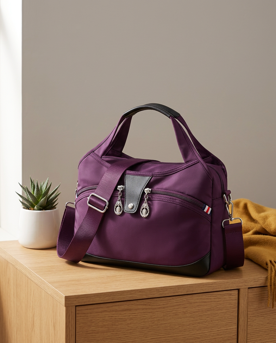 Tyverisikret Crossbody-veske – Vanntett Oxford-håndveske