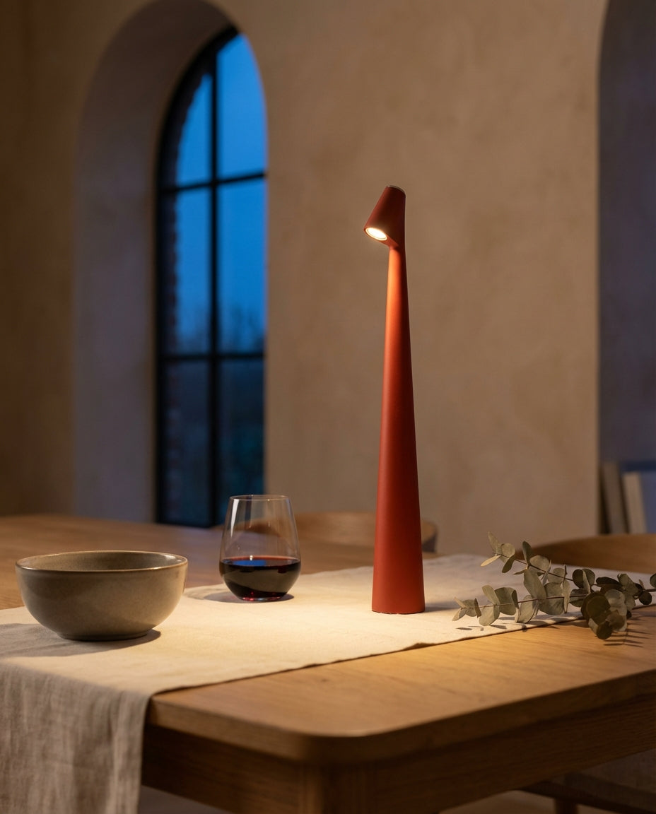 Trådløs LED-bordlampe | Nordisk design | Berøringsdimmer