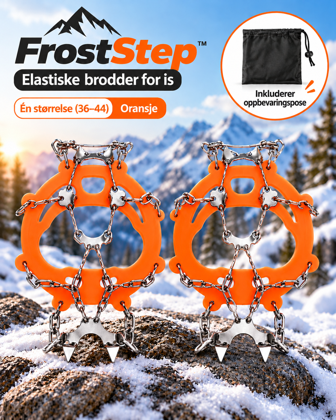 FrostStep – elastiske brodder