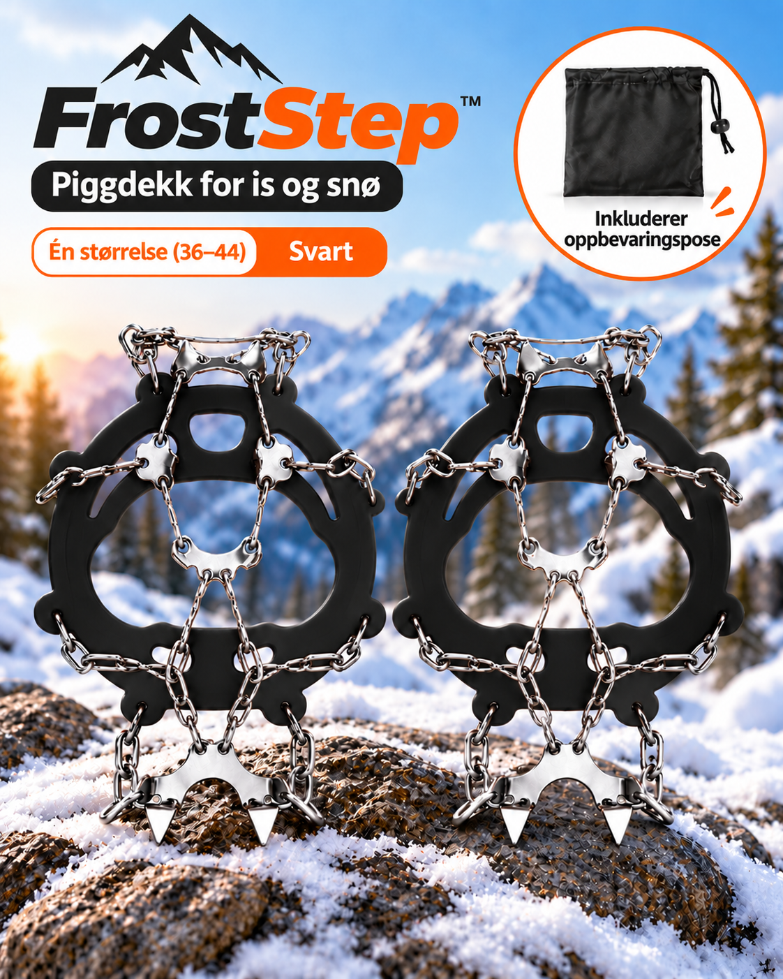 FrostStep – elastiske brodder