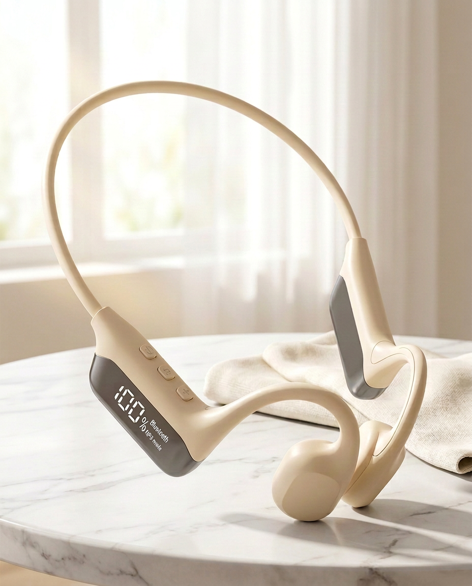 Vanntette svømmehodetelefoner | 32GB MP3 Bluetooth IPX8