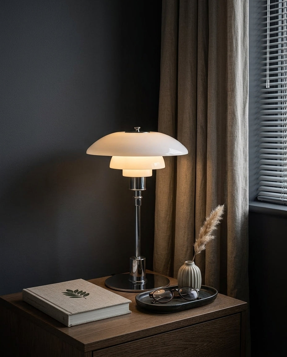 LED-bordlampe – Skandinavisk design | Jern & glass