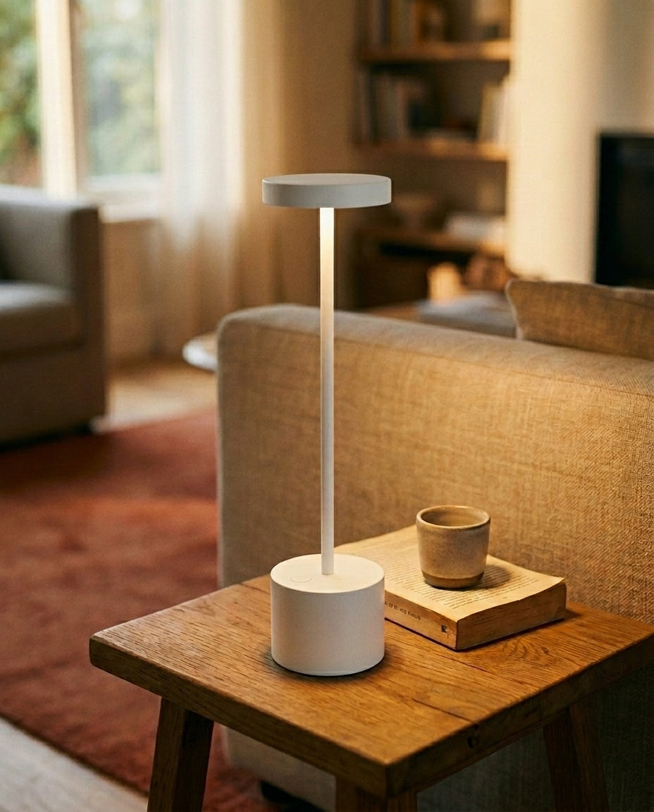 Oppladbar LED-bordlampe | Touch-dimming – Lumara
