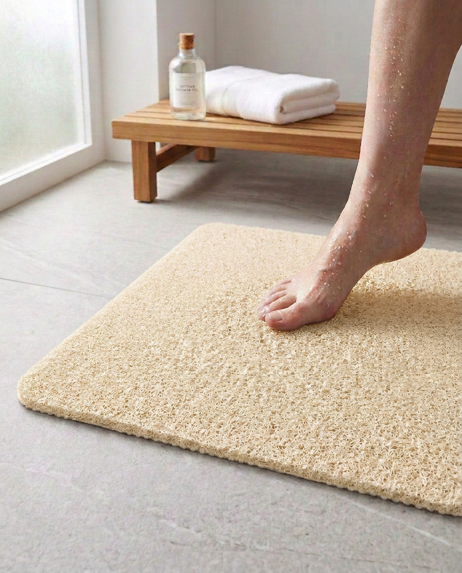 Sklisikker dusjmatte – hygienisk komfortmatte mot mugg