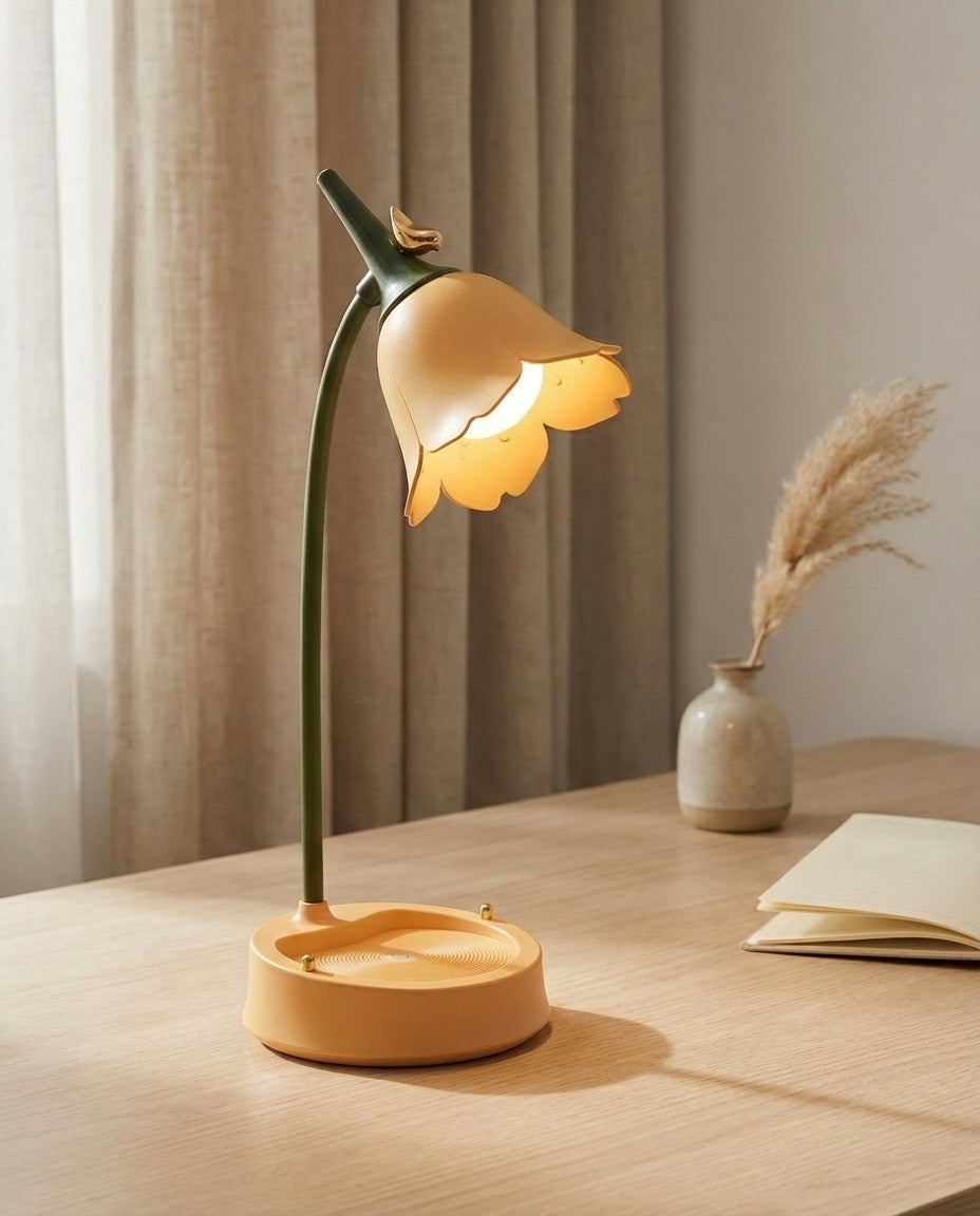 Blomsterbordslampe | BloomGlow – Touch & Dempbar LED