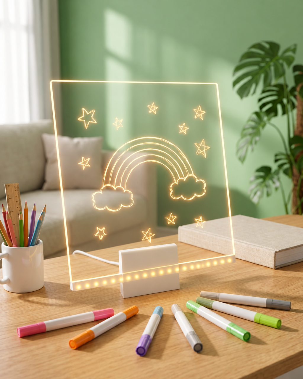 LED-tegnebrett for barn | GlowSketch lysplate