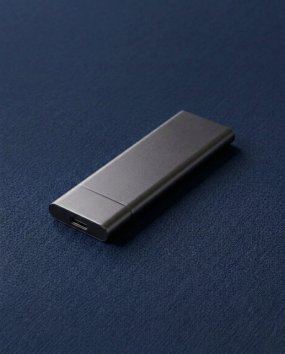 2TB Bærbar SSD USB 3.1 | Lynrask Ekstern Harddisk