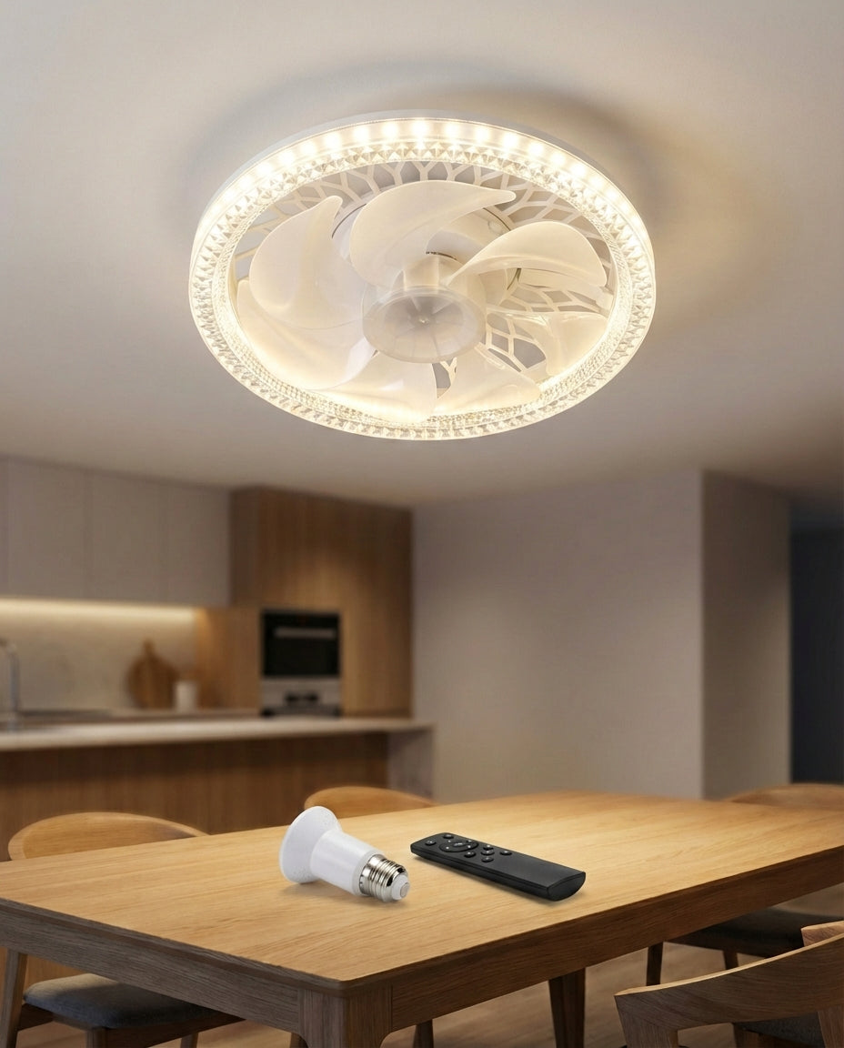 SilentBreeze AirGlow | 2-i-1 takvifte og belysning